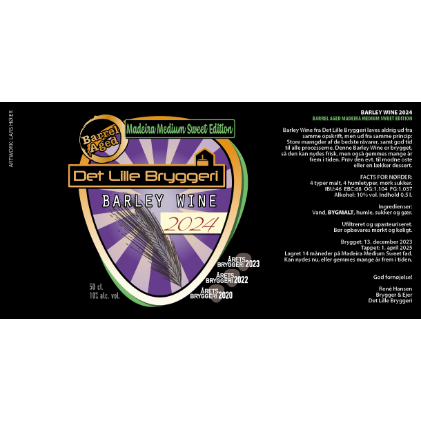 Barrel Aged Barley Wine 2024 Madeira Sweet Barrel